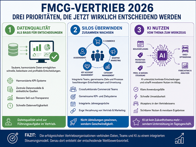 3 Prioritäten, die über Wettbewerbsfähigkeit im Vertrieb entscheiden